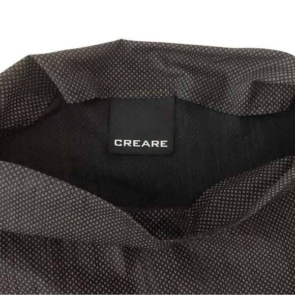 CREARE Top One Size Asymmetrical Lagenlook Black Polka Dot Pattern Blouse Shirt - Picture 2 of 11